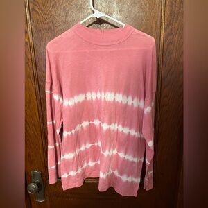 Pink by VS long sleeve tee size small